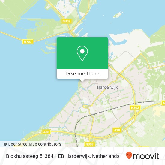 Blokhuissteeg 5, 3841 EB Harderwijk map