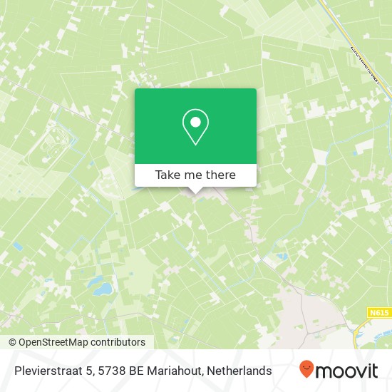 Plevierstraat 5, 5738 BE Mariahout map