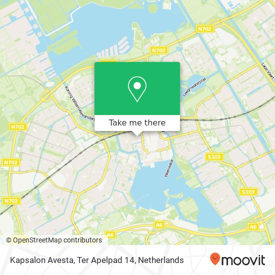 Kapsalon Avesta, Ter Apelpad 14 map