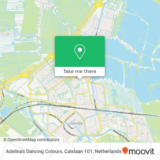 Adelina's Dancing Colours, Calslaan 101 map