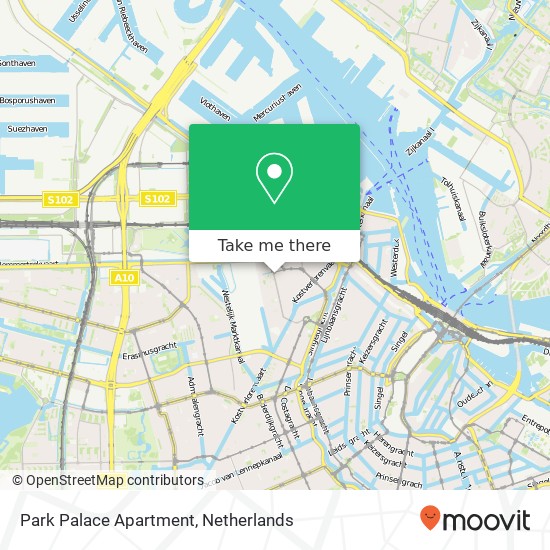 Park Palace Apartment, Van Hallstraat map