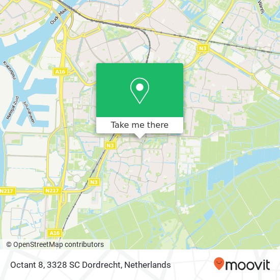 Octant 8, 3328 SC Dordrecht map