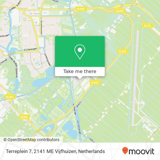Terreplein 7, 2141 ME Vijfhuizen map
