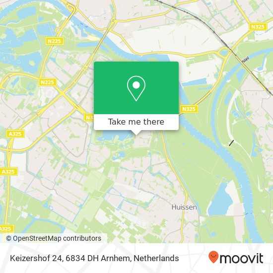 Keizershof 24, 6834 DH Arnhem map