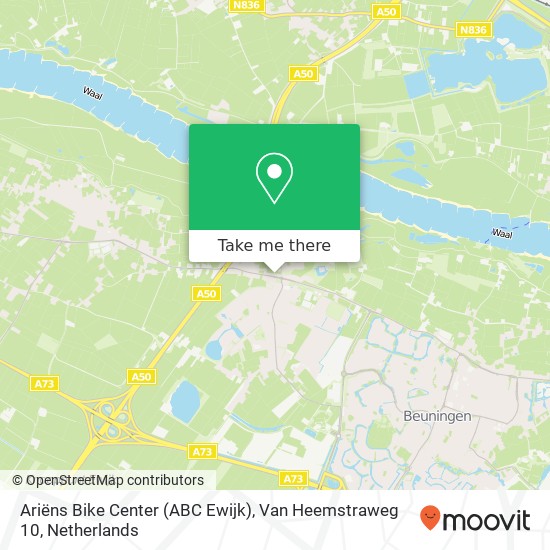 Ariëns Bike Center (ABC Ewijk), Van Heemstraweg 10 map