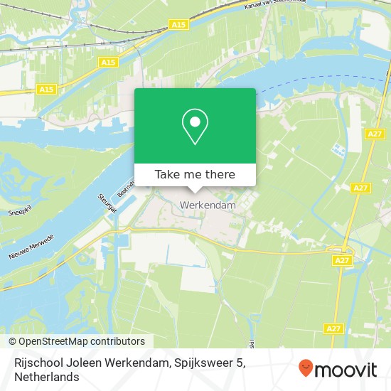Rijschool Joleen Werkendam, Spijksweer 5 Karte