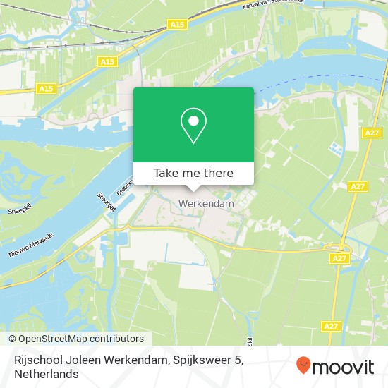 Rijschool Joleen Werkendam, Spijksweer 5 map