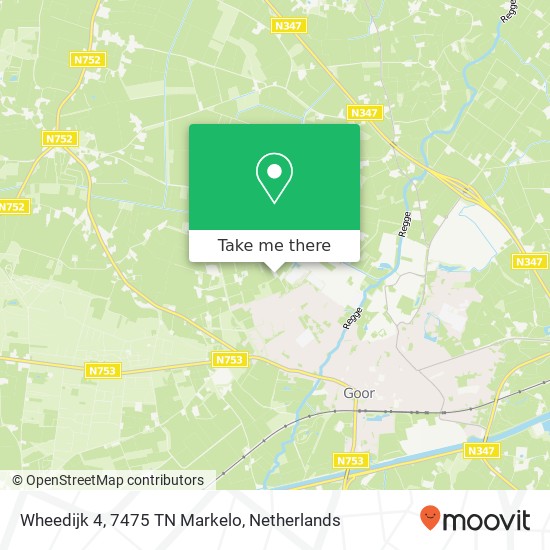 Wheedijk 4, 7475 TN Markelo Karte