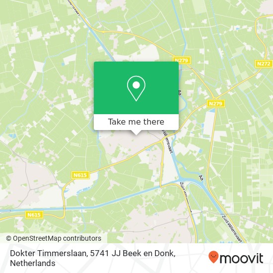 Dokter Timmerslaan, 5741 JJ Beek en Donk map