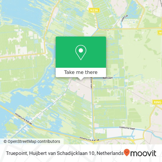 Truepoint, Huijbert van Schadijcklaan 10 Karte