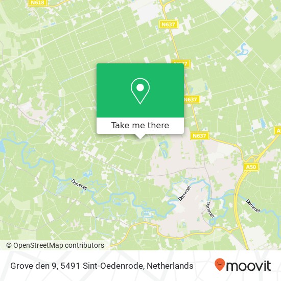 Grove den 9, 5491 Sint-Oedenrode map