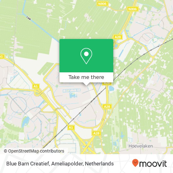 Blue Barn Creatief, Ameliapolder map