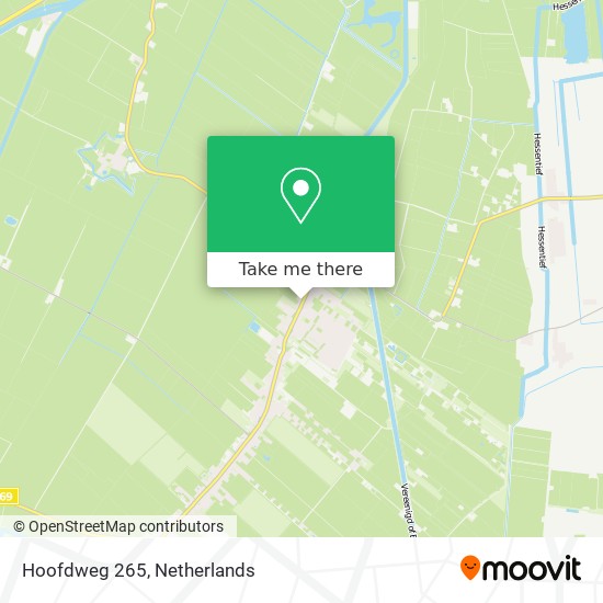 Hoofdweg 265 map