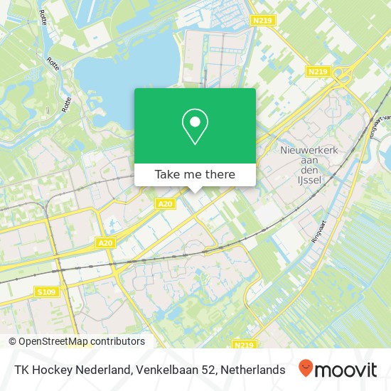 TK Hockey Nederland, Venkelbaan 52 map