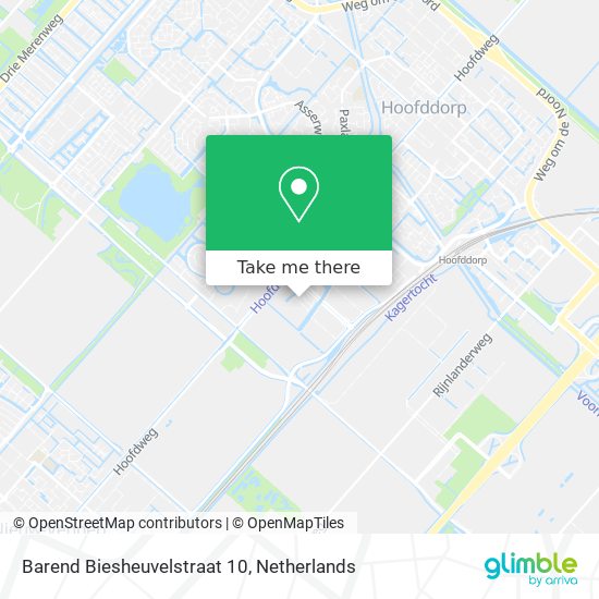 Barend Biesheuvelstraat 10 Karte