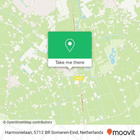 Harmonielaan, 5712 BR Someren-Eind map