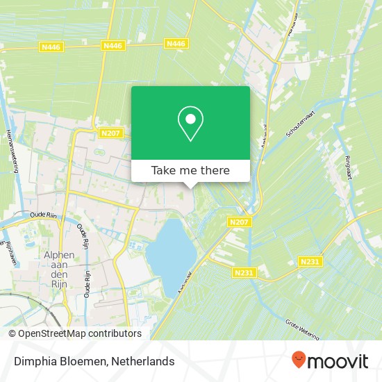 Dimphia Bloemen map