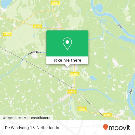 De Windvang 18, 7383 XW Voorst map