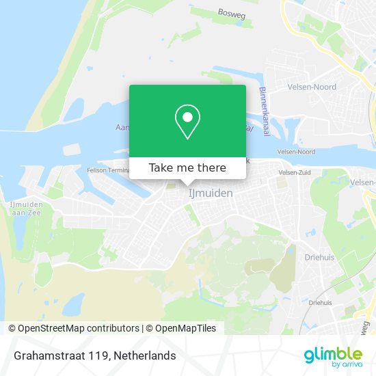 Grahamstraat 119 Karte