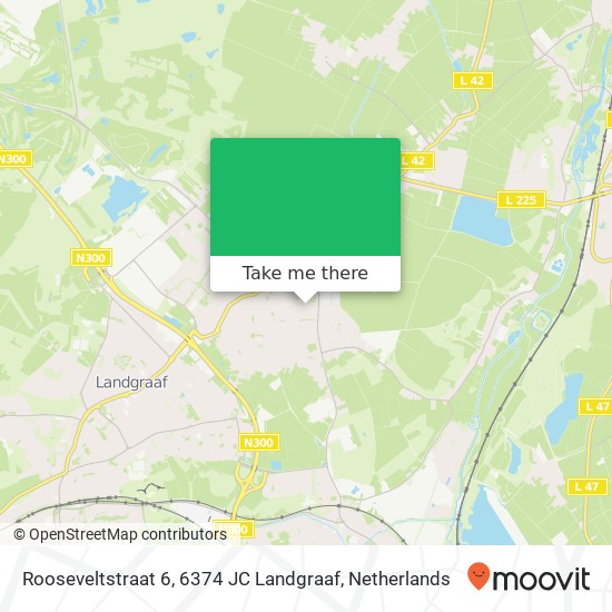 Rooseveltstraat 6, 6374 JC Landgraaf map