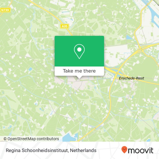 Regina Schoonheidsinstituut map