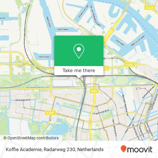 Koffie Academie, Radarweg 230 Karte