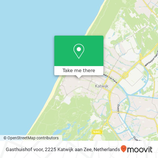 Gasthuishof voor, 2225 Katwijk aan Zee Karte