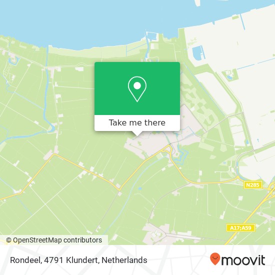 Rondeel, 4791 Klundert map