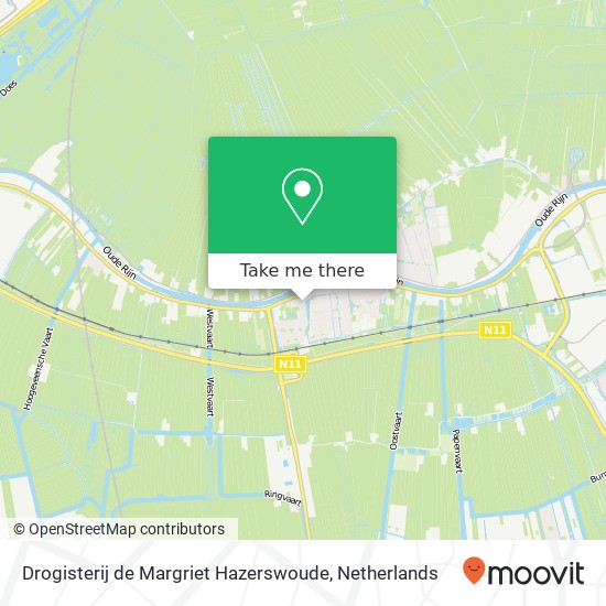 Drogisterij de Margriet Hazerswoude map