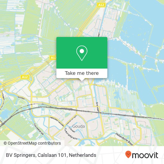 BV Springers, Calslaan 101 map
