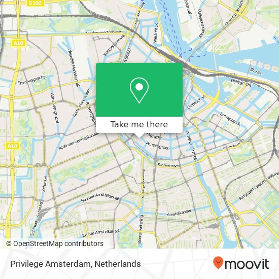 Privilege Amsterdam map