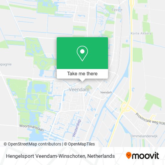 Hengelsport Veendam-Winschoten Karte