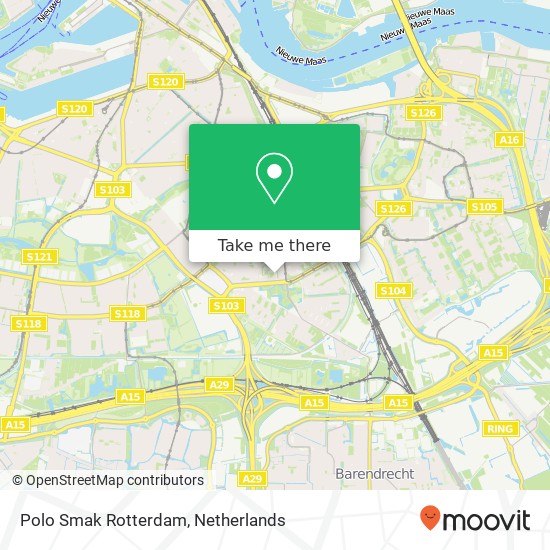 Polo Smak Rotterdam, Heymansstraat Karte