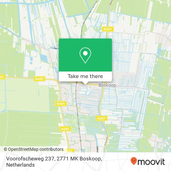 Voorofscheweg 237, 2771 MK Boskoop map