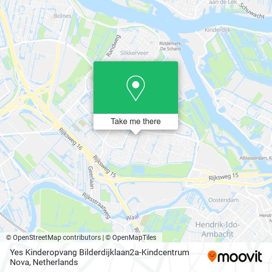 Yes Kinderopvang Bilderdijklaan2a-Kindcentrum Nova map