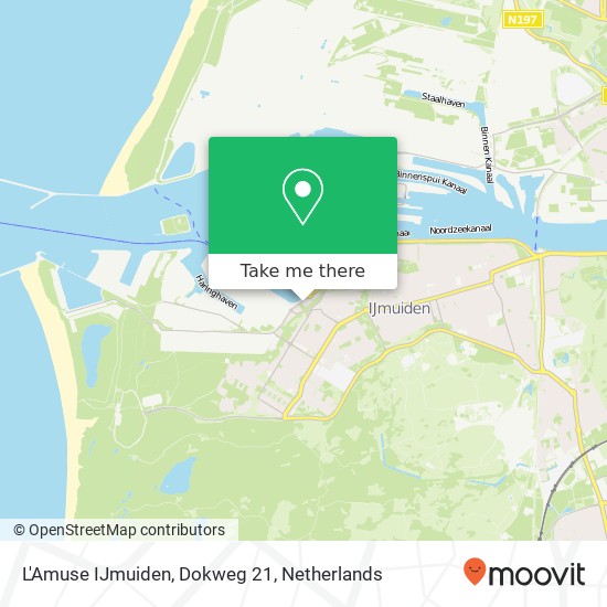 L'Amuse IJmuiden, Dokweg 21 Karte