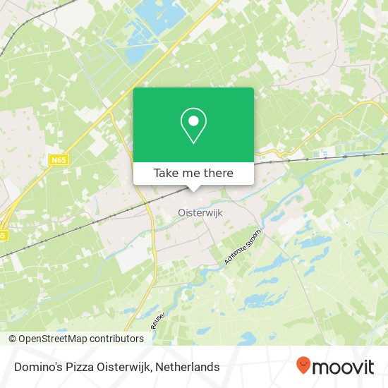 Domino's Pizza Oisterwijk, Dorpsstraat 11H map