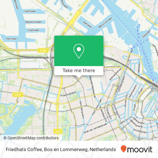 Friedhats Coffee, Bos en Lommerweg Karte