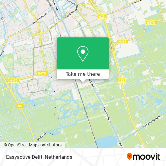 Easyactive Delft map