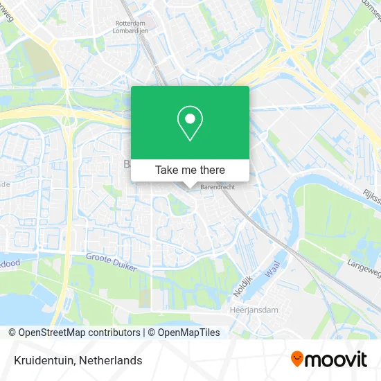 Kruidentuin map