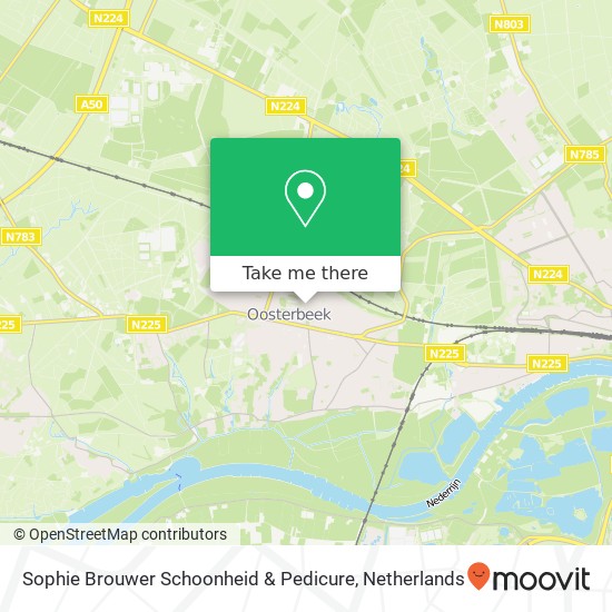 Sophie Brouwer Schoonheid & Pedicure map