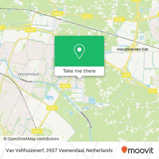 Van Velthuizenerf, 3907 Veenendaal map