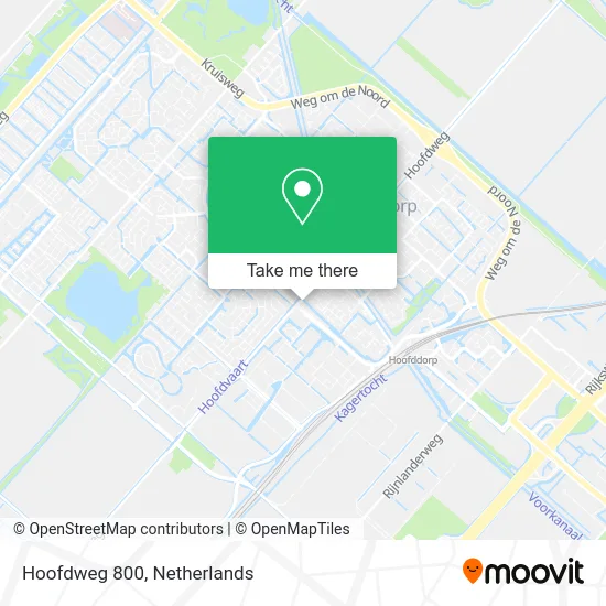Hoofdweg 800 map
