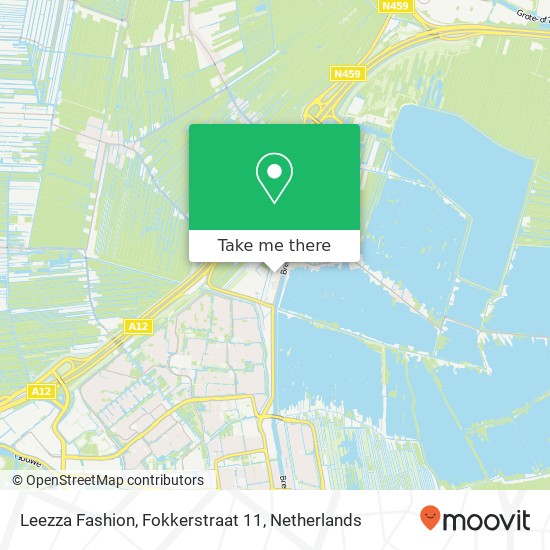 Leezza Fashion, Fokkerstraat 11 Karte