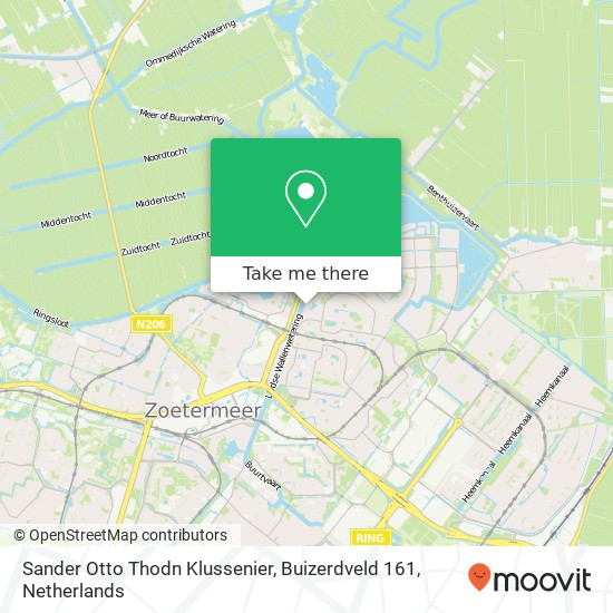 Sander Otto Thodn Klussenier, Buizerdveld 161 map