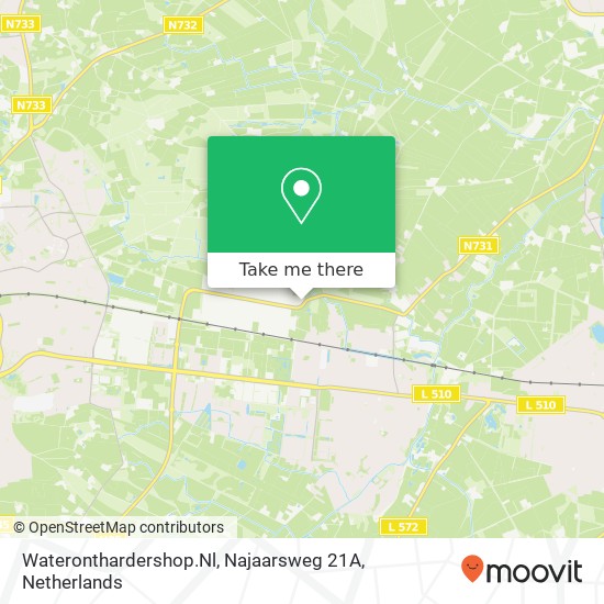 Wateronthardershop.Nl, Najaarsweg 21A map