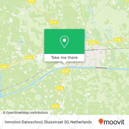 Inmotion Dansschool, Sluisstraat 3D Karte