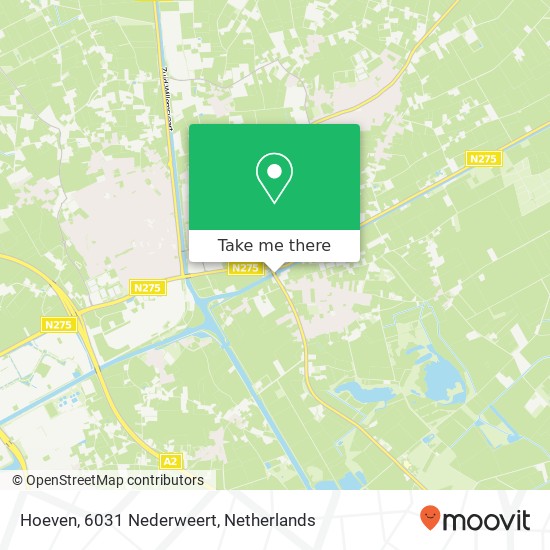 Hoeven, 6031 Nederweert Karte