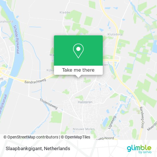 Slaapbankgigant map