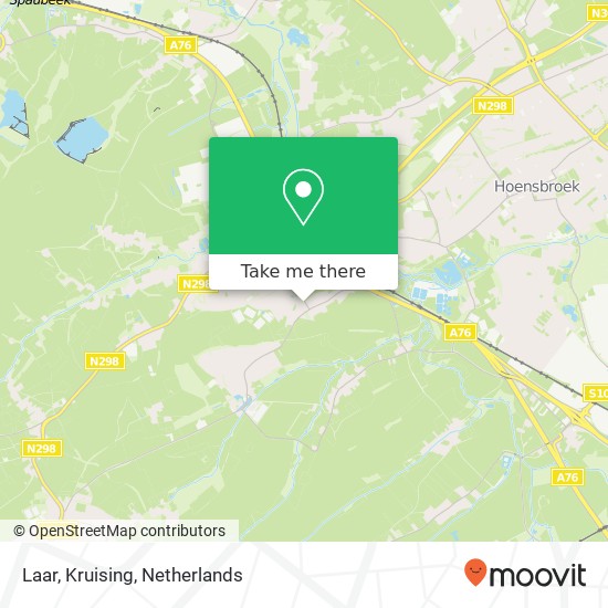 Laar, Kruising map